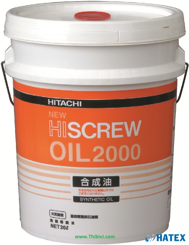 Dầu m&aacute;y n&eacute;n kh&iacute; Hitachi Hiscrew oil 2000 new